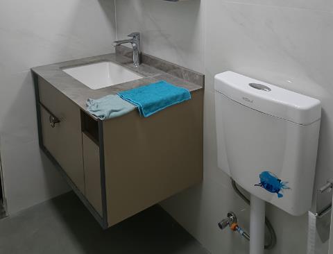 HOAA浴室柜8107用户安装案例